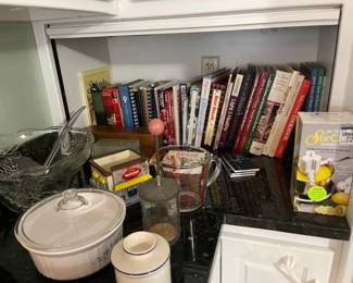 COOKBOOKS AND MORE KITCHENWARE