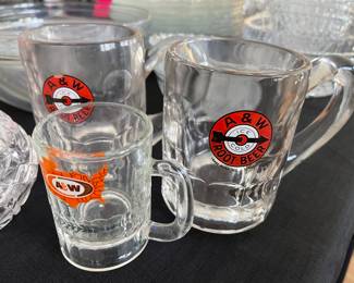 A & W ROOT BEER MUGS