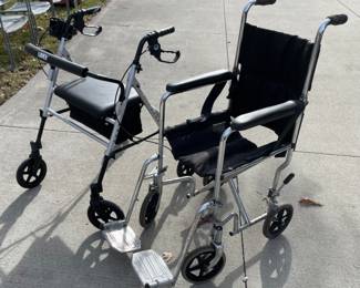 WALKERS AND WHEELCHAIR