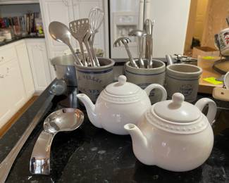 SMALL CROCKS, TEAPOTS AND MORE