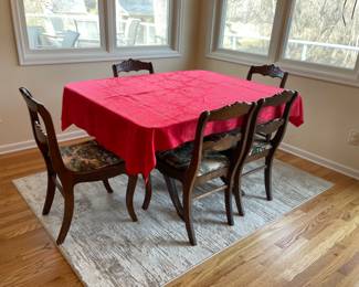 VINTAGE TABLE AND CHAIRS