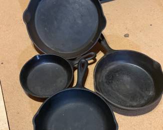Cast Iron Skillets we have some Griswold Cast Iron Fry Pans