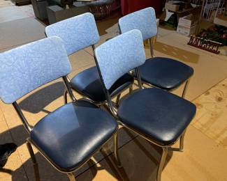 4 Art Deco  50's Chairs