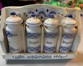 50+ Vintage Spice Holders w/ Racks