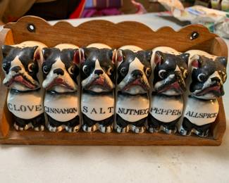 50+ Vintage Spice Holders w/Racks