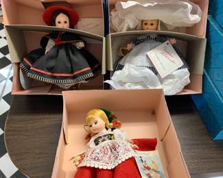 80+ Dolls, Composition, Ideal, Cabbage Patch Kids, Archie Bunker Grandchild, Madam Alexander Dolls, Russian Nesting Dolls, Teddy Ruxptn , R & B, Virga, Vogue, Effanbee, Cricket & Corkey, Horseman, ABC