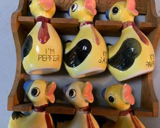 50+ Vintage Spice Holders w/Racks