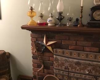 Hurricane lamps and candles!