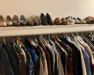 Clothing for men and women, shoes and boots too!