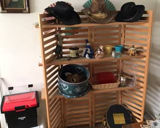 Old hats and boxes, file boxes!