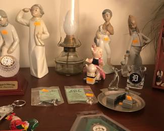 Statues and golf items!