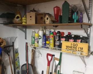 Yard items and bird houses!