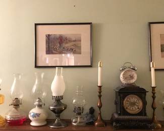 Nice mantle clock! Nice set of prints too!