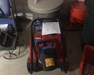 Toro electric start!