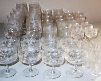 fine crystal stemware