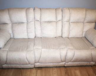 reclining sofa purchased new Dec. 2023