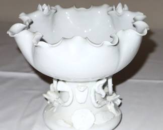 Blanc De Chine Chenese porcelain lotus bowl 