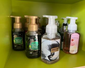 Bath & Body Works candles, soaps & lotions 