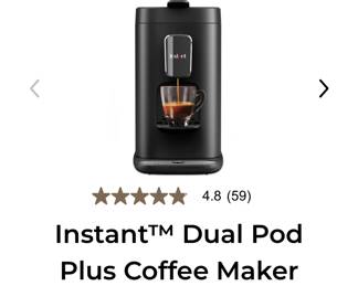 Instant Dual Pod Coffee Maker 