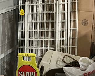 Garage loft shelving 