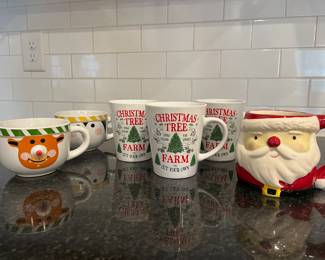 Assorted Christmas Mugs 