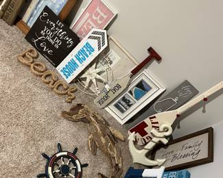Coastal and other wall decor 