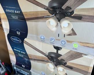 New in box ceiling fans 