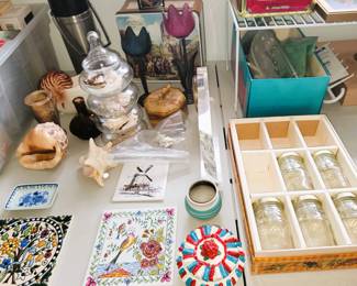 Household items, ball jars