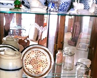 Pottery and glass