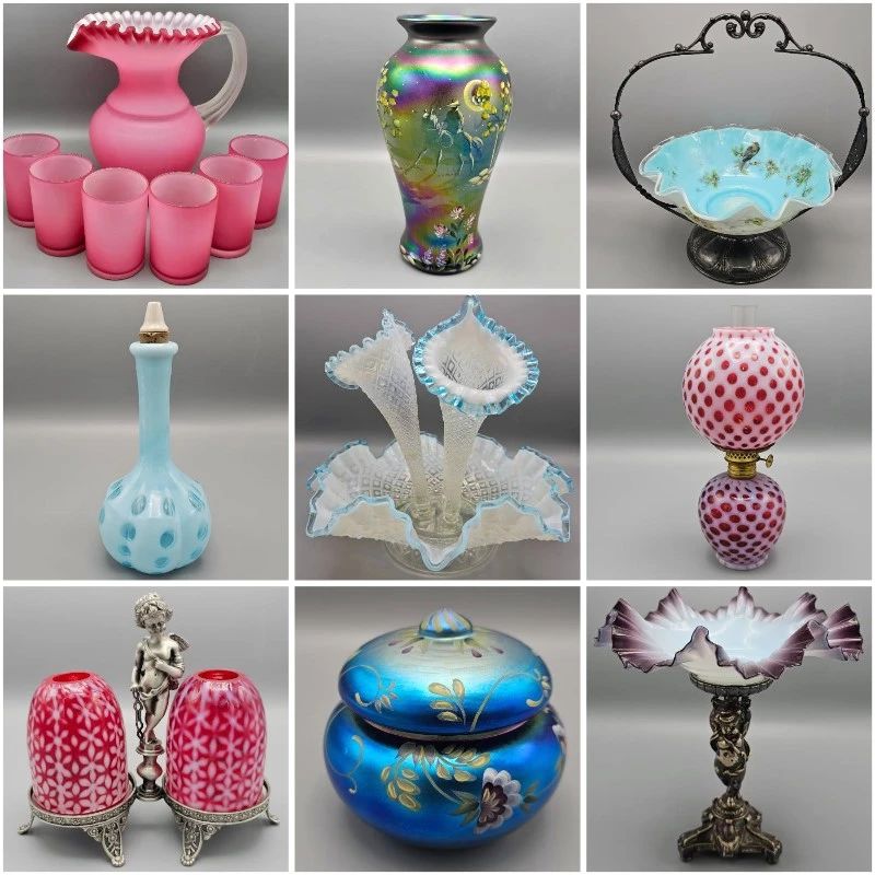 Karats by Auction House Auctions Glassware Victorian Fenton