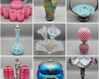 Karats by Auction House Auctions Glassware Victorian Fenton