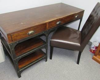 Cool Metal and Wood Desk, 54"