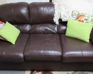 100% Leather Sofa