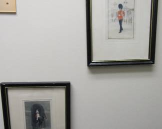 Pair of Original Drawings by H.W.