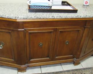 Marble Topped Buffet, 72"