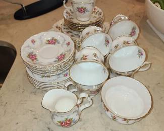 "Tranquility" by Royal Albert Bone China set