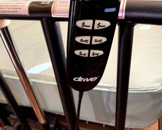 #5	electric drive hospital bed	 $75.00 			
