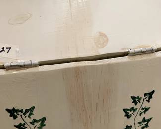 #27	painted cabinet with flip top flip up side 11x14x21	 $50.00 			
