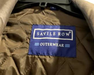 #147	coat	Salvin Row leater coat size medium 	 $25.00 			
