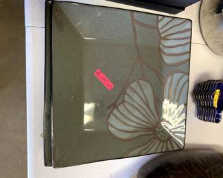 #134	Pier 1 imports Bailey set of 6 square plates	 $20.00 			
