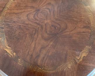 #46	round end table with 4 legs 24x22	 $45.00 			
