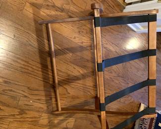 #9	luggage rack folding with stickers on side	 $25.00 			

