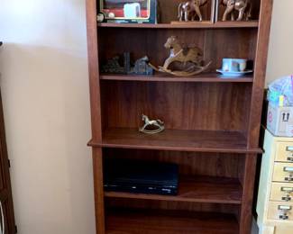 #33	bookcase laminate with6 shelves 36x12x76	 $65.00 			
