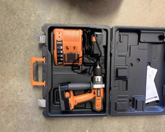 #83	Ridgid  hammer drill with case 	 $40.00 			
