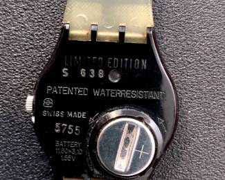 #90	Swatch green watch  Swiss made	 $40.00 			
