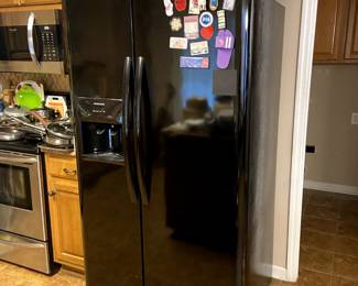 #167	Appliance	Frigidaire black side by Side frig LFS2612TE  36X31.5X70	 $200.00 			
