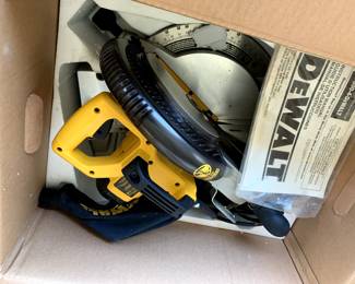 #73	DeWalt miter saw  in box  DW703	 $80.00 			
