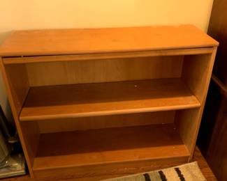 #43	2 shelf bookcase laminate 36x12x29	 $45.00 			
