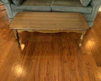 #41	wood coffee table 34x20x16 as is 	 $25.00 			
