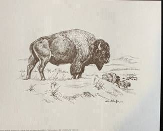 #91	wild life prints of pin and ink by WM Blackman set of 10	 $50.00 			
